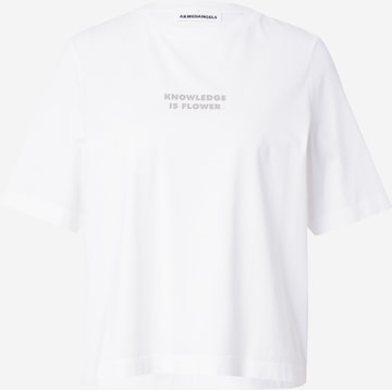 T-shirt 'LAYAA LITAA' ARMEDANGELS en blanc : devant