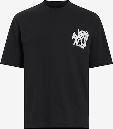T-Shirt AllSaints en noir : devant