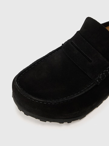 BIRKENSTOCK Nizki natikači 'Naples' | črna barva