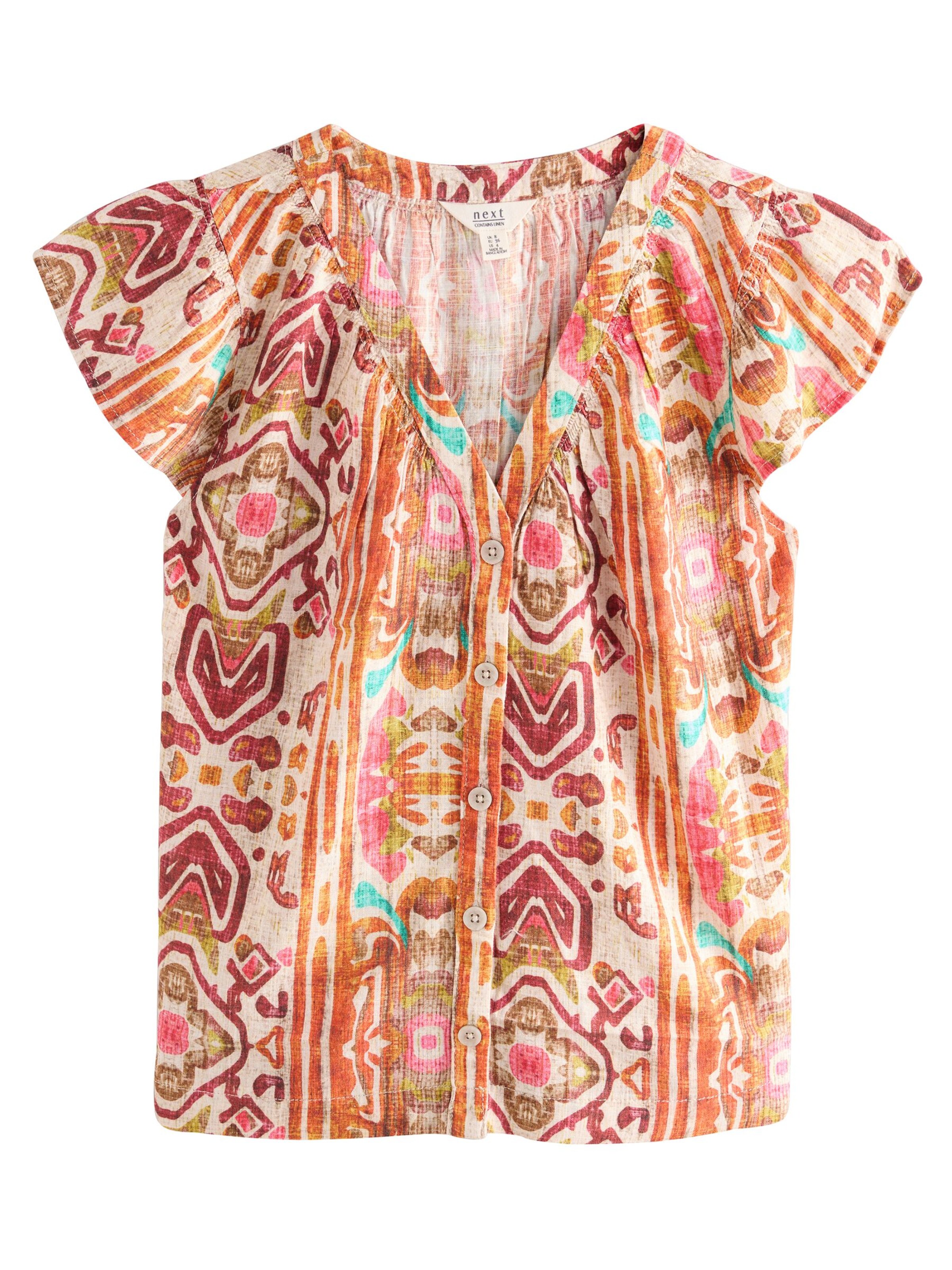 Next Bluse in Rot: Vorderseite