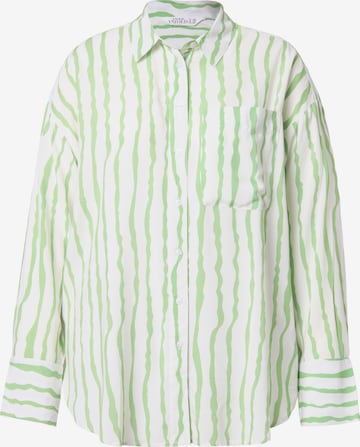 Studio Untold Blouse in Green: front