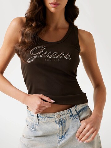 GUESS Top 'Raissa' in Braun