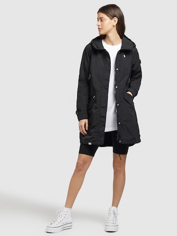 khujo Between-Seasons Coat 'GAMES' in Black