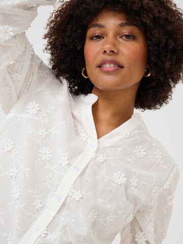 Cream Blouse 'Olivia' in White