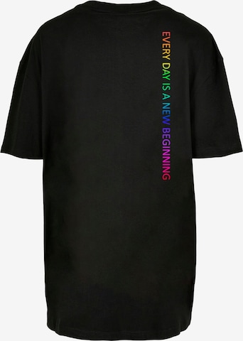 Merchcode Shirt 'Ladies Hope Rainbow' in Zwart