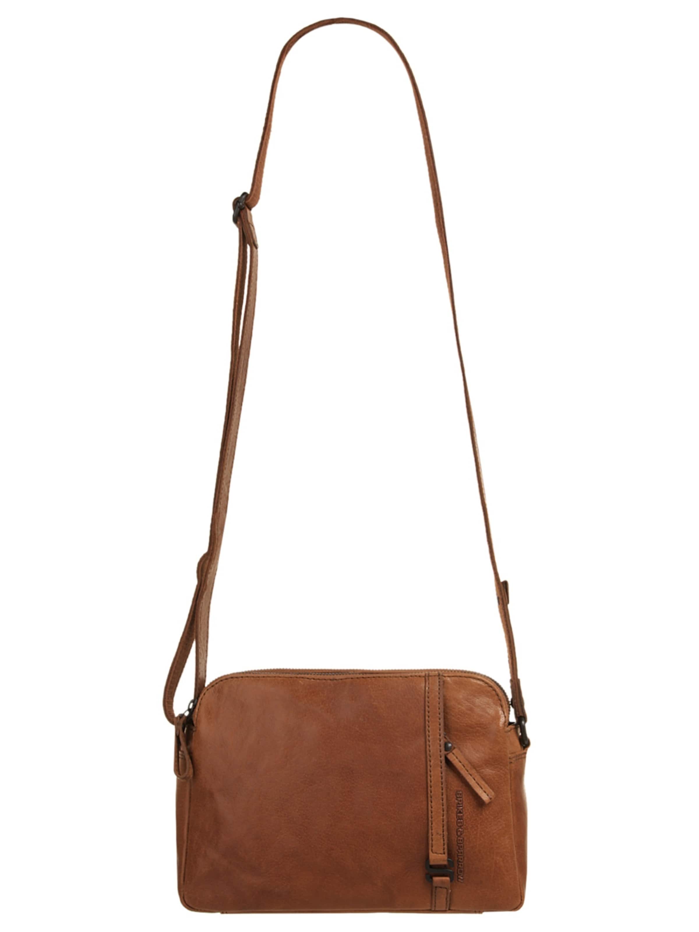 Sac à bandoulière Spikes & Sparrow en marron : devant
