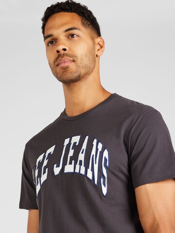 Lee T-Shirt 'VARSITY' in Schwarz