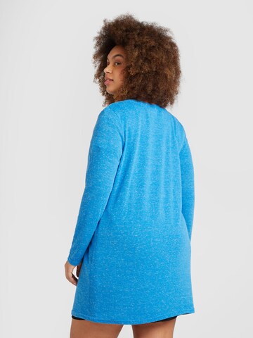 ONLY Carmakoma Knit cardigan 'NESSA' in Blue