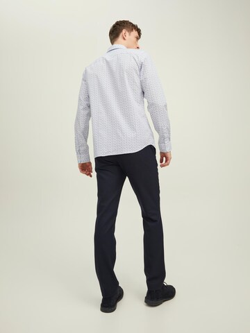 JACK & JONES Slim Fit Hemd 'BLACKPOOL' in Weiß