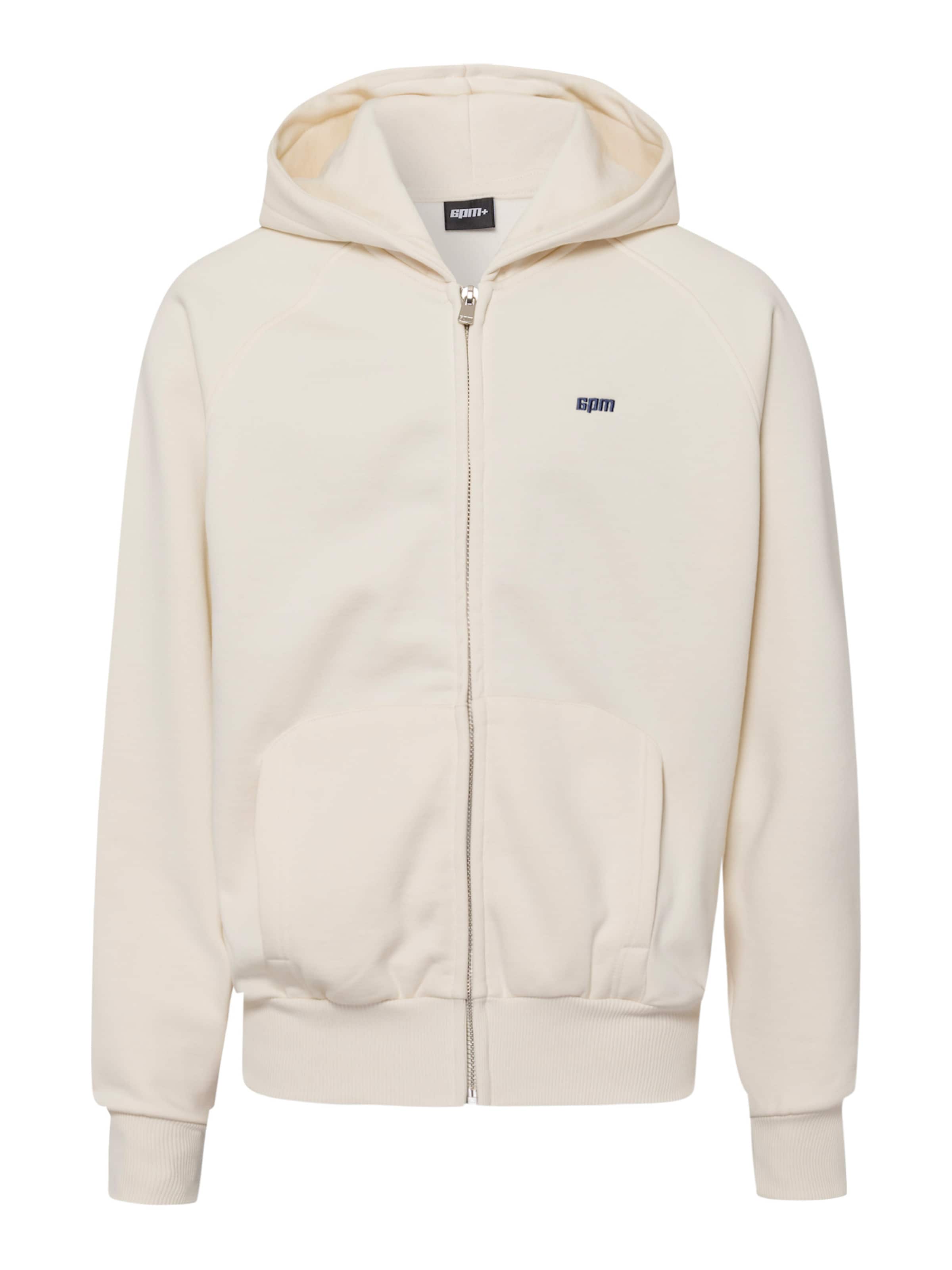 6pm zip hoodie black