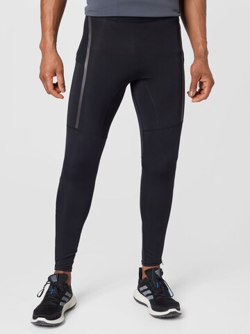 ADIDAS SPORTSWEAR Skinny Sports trousers 'Saturday Long ' in Black: front