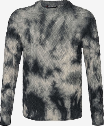 Pull-over 'CP287' CIPO & BAXX en gris : devant