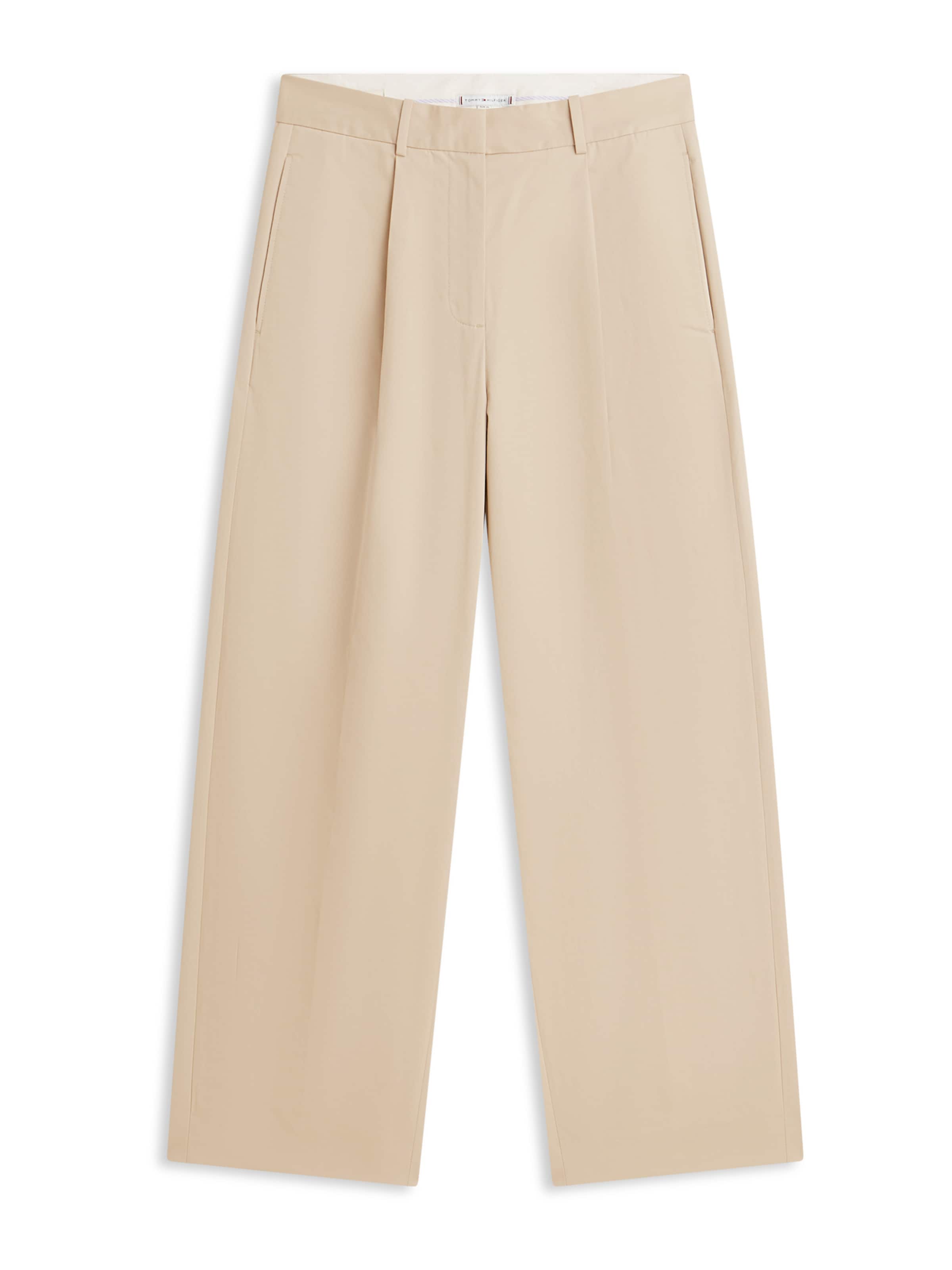 TOMMY HILFIGER Loosefit Hose in Beige: Vorderseite