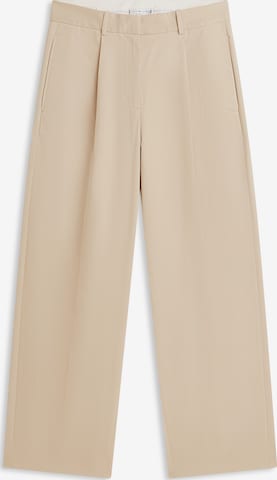 Loosefit Pantalon à pince TOMMY HILFIGER en beige : devant