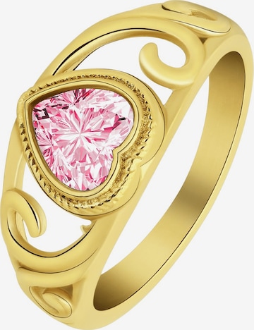 Lucardi Ring in Gold: Vorderseite