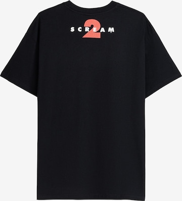 Bershka T-Shirt in Schwarz