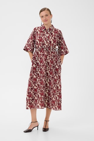 CULTURE Blousejurk 'Melody' in Rood: voorkant