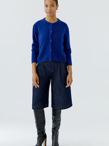 OUI Strickjacke in Blau