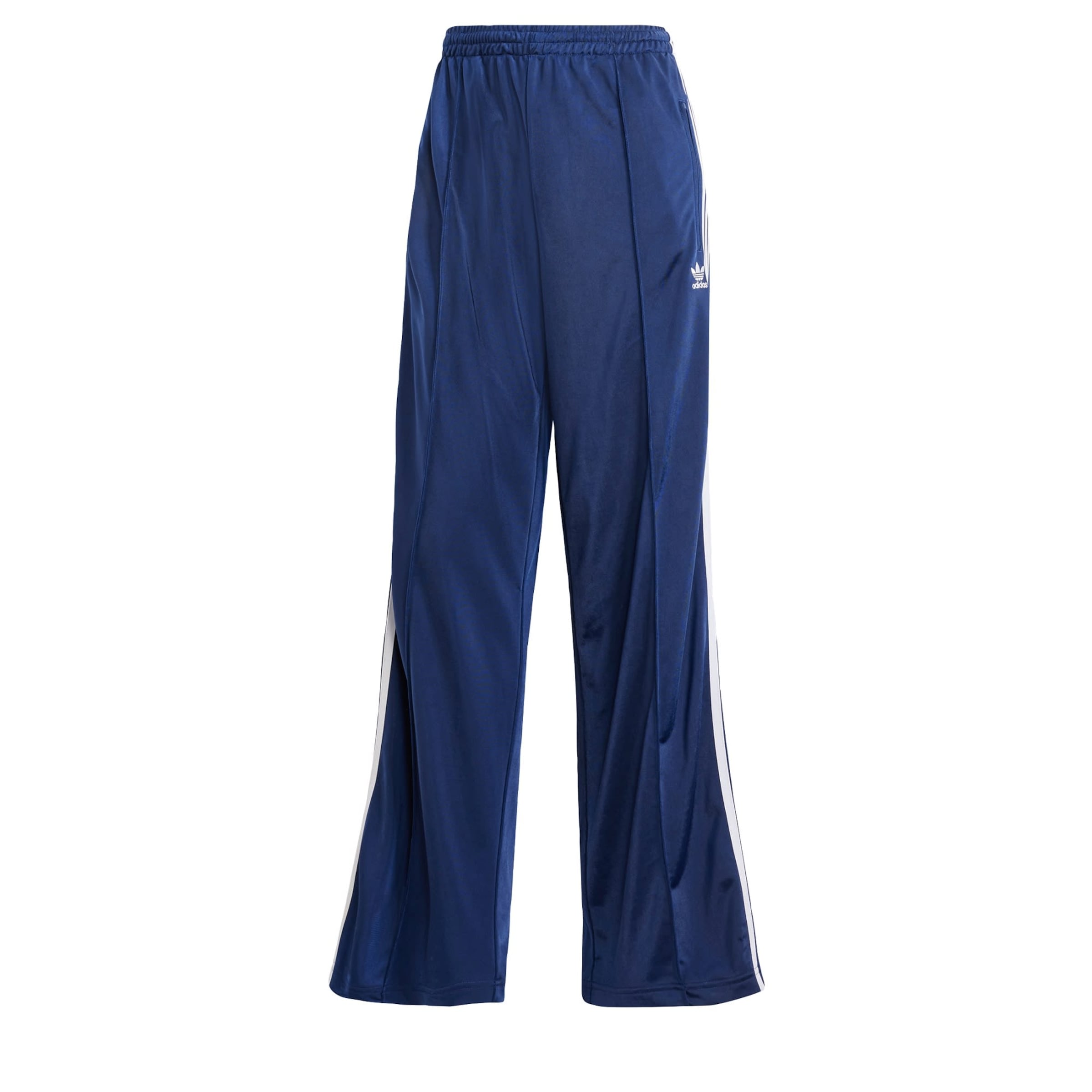 ADIDAS ORIGINALS Wide leg Broek Firebird in Donkerblauw ABOUT YOU