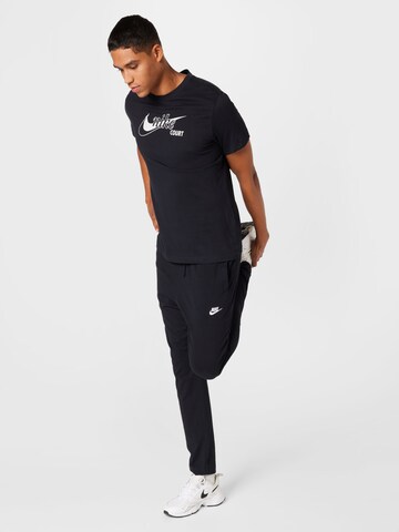 NIKE Performance Shirt 'Swoosh' in Black