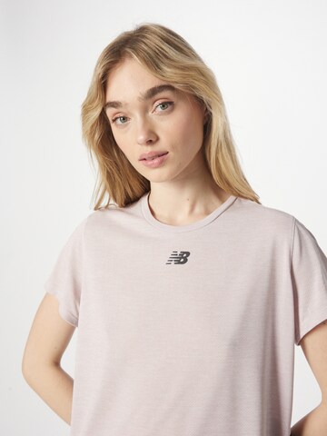 T-shirt fonctionnel 'Impact Run' new balance en rose