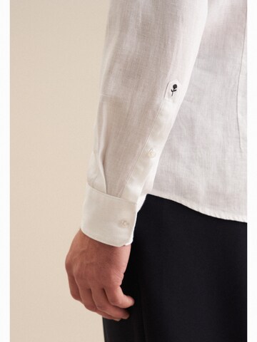 SEIDENSTICKER Slim fit Business shirt ' Slim ' in White