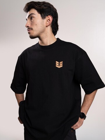 Empire Embodied Shirt 'schweres T-Shirt Oversize' in Black