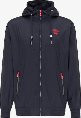 MO Between-Season Jacket in Blue: front