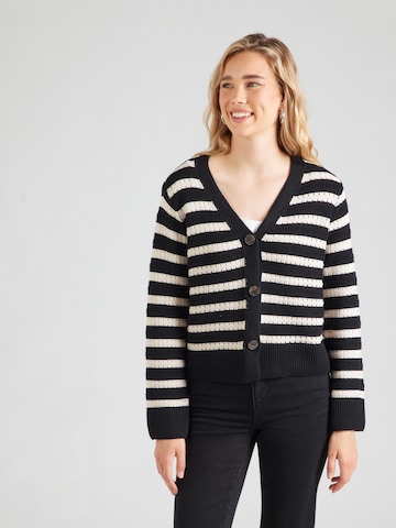Cardigan 'VMCALLA' VERO MODA en noir : devant