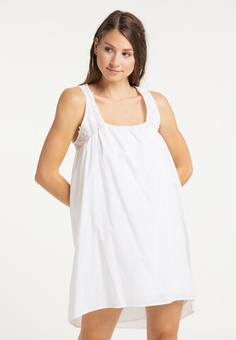 IZIA Summer Dress in White: front