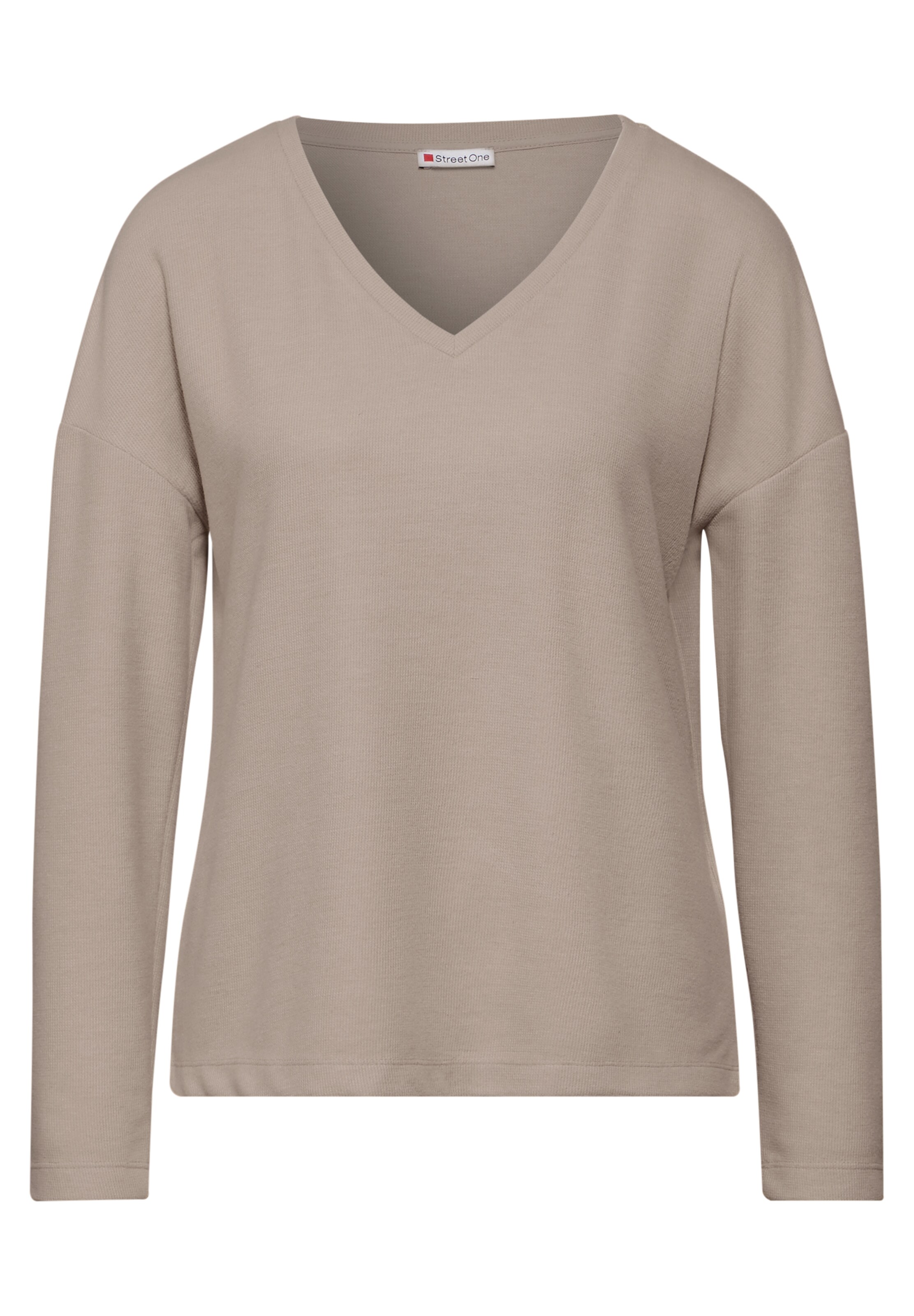 STREET ONE Shirt in Beige: Vorderseite