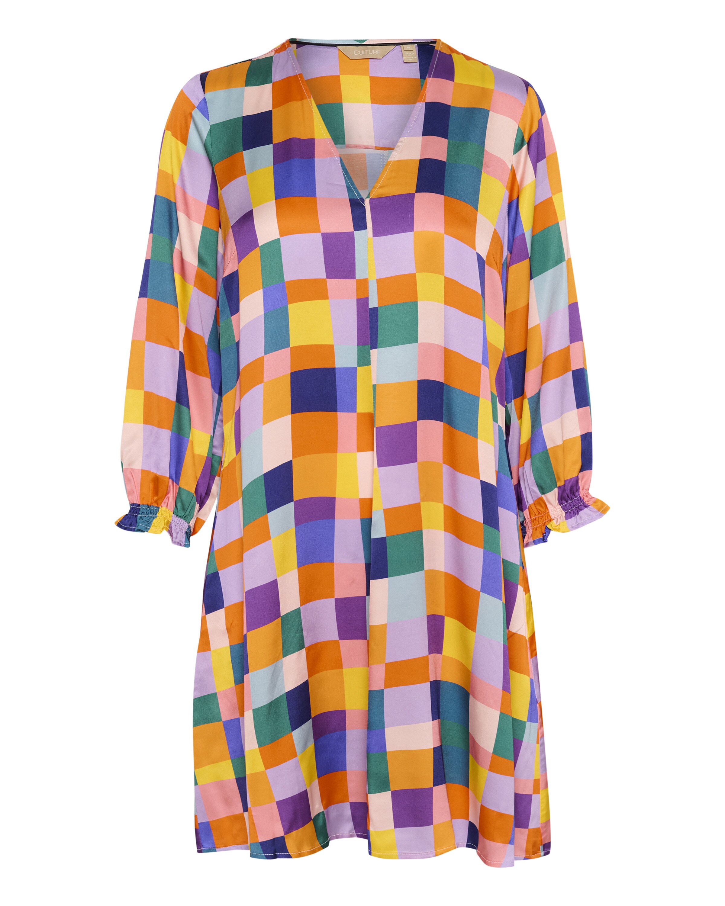 Robe 'Varla' CULTURE en mélange de couleurs : devant