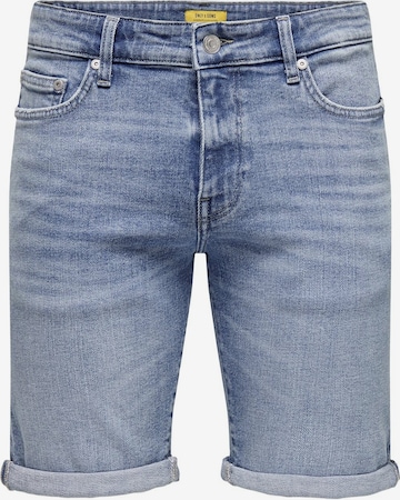 Only & Sons Slimfit Jeans 'Ply' in Blauw: voorkant