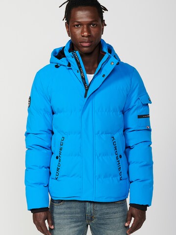 KOROSHI Jacke in Blau: Vorderseite