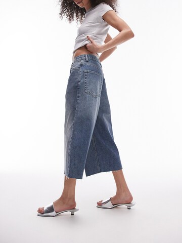 TOPSHOP Loosefit Jeans in Blauw: voorkant