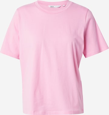 rozā ONLY T-Krekls 'ONLOnly': no priekšpuses