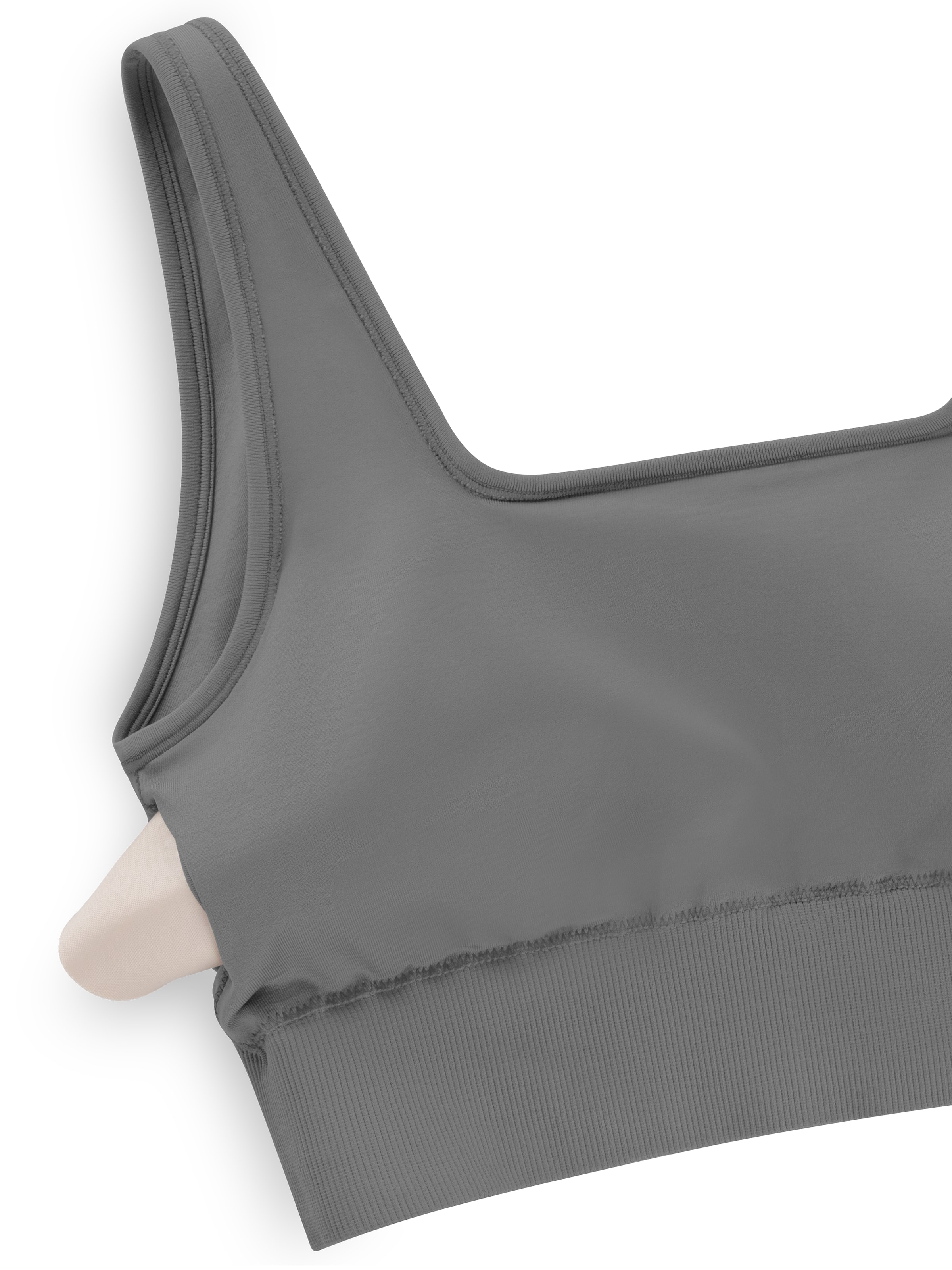 Circle Five Sportanzug 'Scrunch Shape Set (Push-Up Leggings und Medium Support Sport-BH)'‌‌‌‌‌‌‌‌‌ in Grau