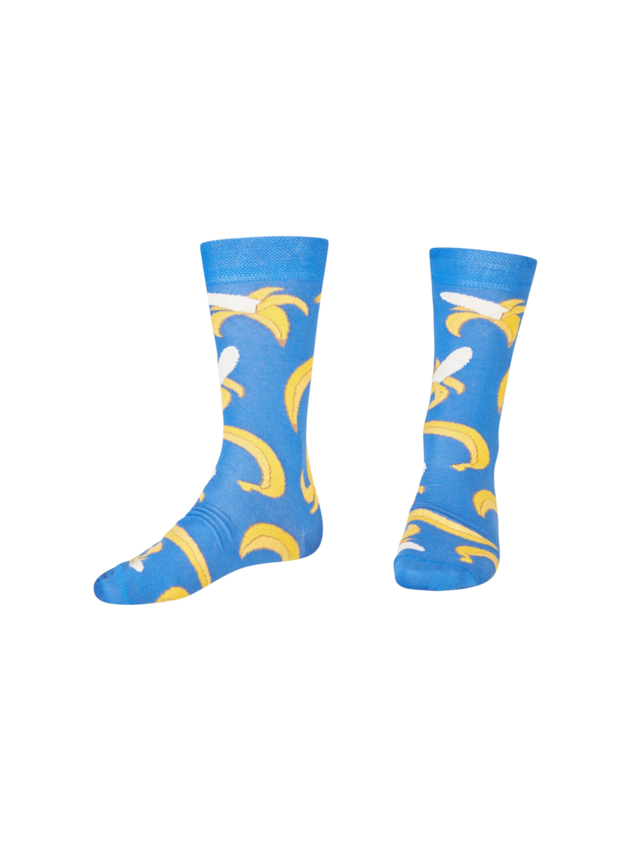 AbgeStrumpft Socks 'Banane' in Blue: front