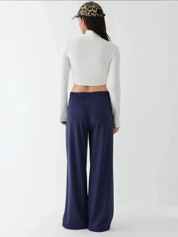 Wide leg Pantaloni di Hiccup in blu