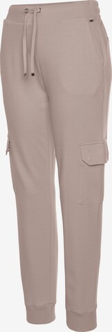 LASCANA Regular Cargohose in Beige