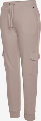 LASCANA - regular Pantalón cargo en beige