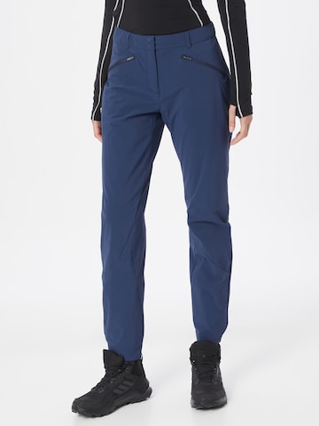 Schöffel Tapered Outdoor trousers 'Hestad' in Blue: front