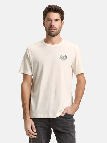 TOM TAILOR T-Shirt in Braun: Vorderseite