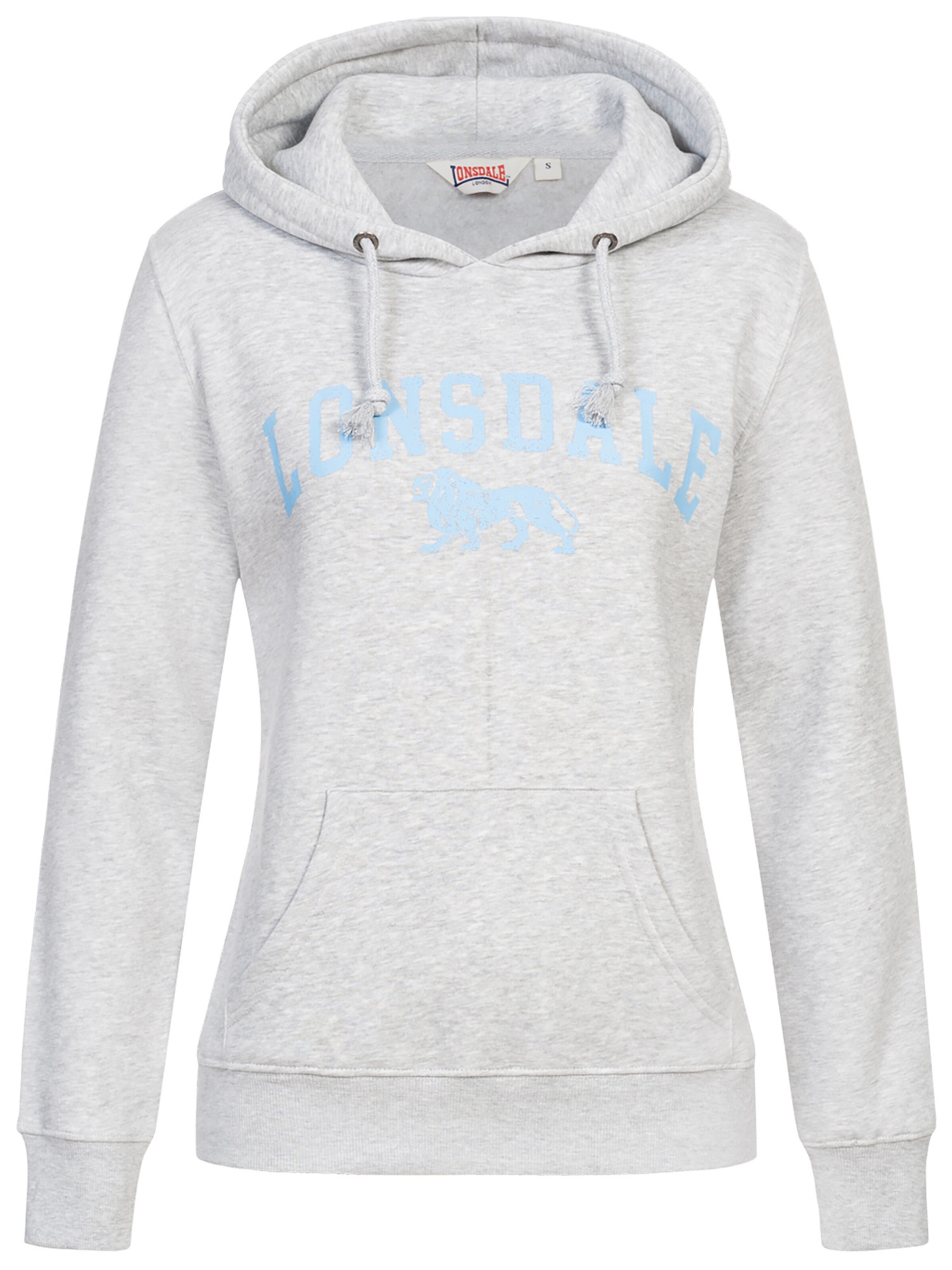 LONSDALE Mikina 'Balnacoil' – šedá: přední strana