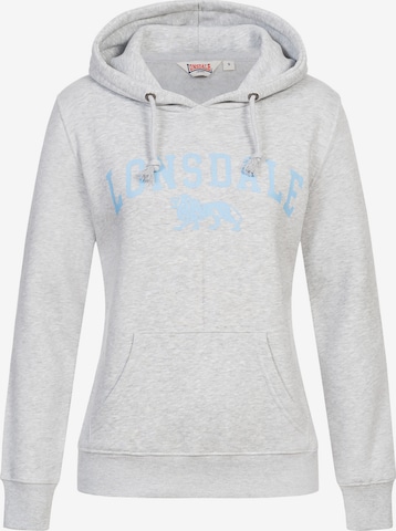 Sweat-shirt 'Balnacoil' LONSDALE en gris : devant