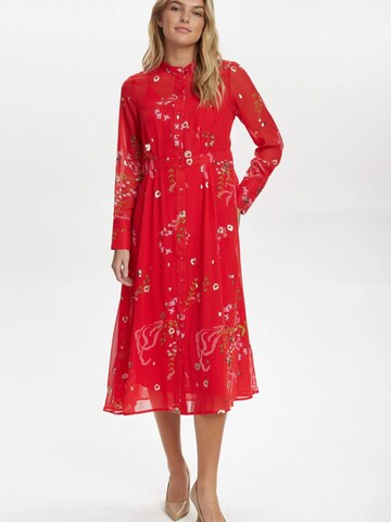 Robe 'Kyndall' NÜMPH en rouge : devant