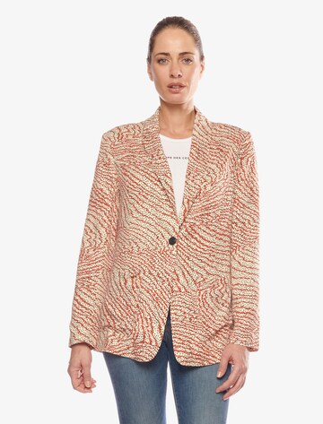 Le Temps Des Cerises Blazer in Orange: front