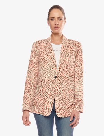 Le Temps Des Cerises Blazer in Orange: front