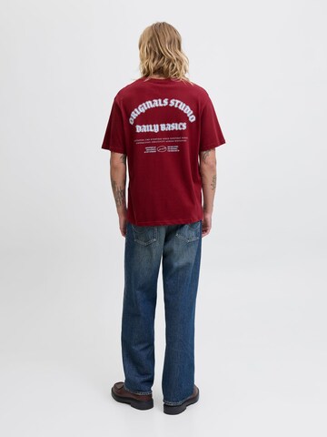T-Shirt 'JORMEADOWS' JACK & JONES en rouge