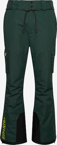 Pantalon de sport Superdry en vert : devant